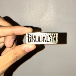 Gold adjustable Brooklyn ring